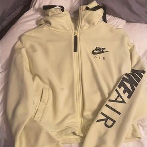 Nike women’s crop hoodie - light neon yellow
